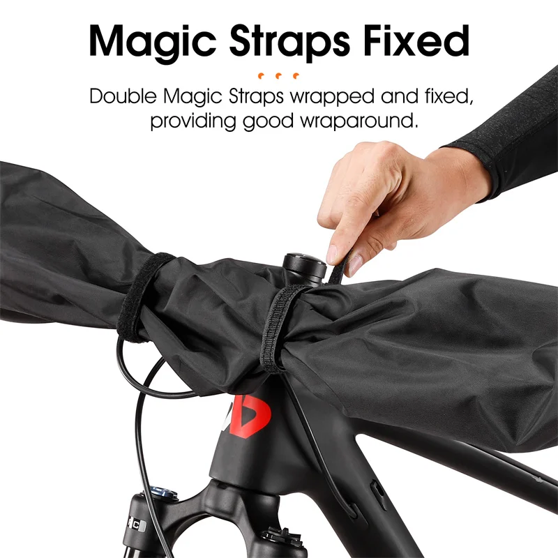 WEST BIKING Bike Handlebar Protector Cover Waterproof Dustproof MTB Bicycle Maintenance Cover Outdoor UV Guard Cycling Equipment image 5