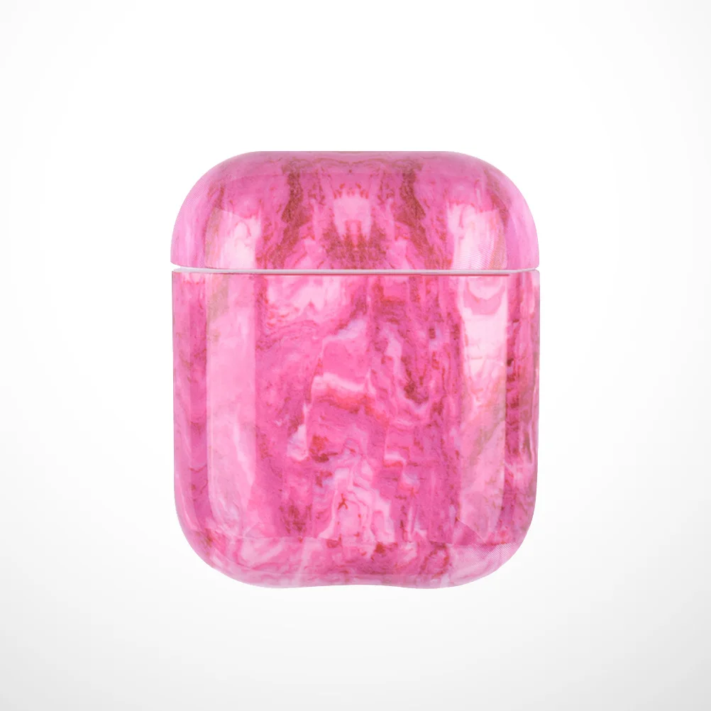 

Marble Headphone Pattern Protective Cover Earphone Case Compatible for Airpods Durable Scratch Proof Impact Resistant Plastic