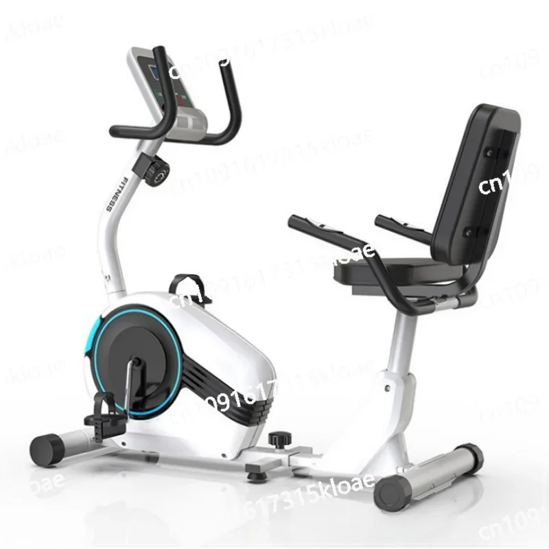 Lazy exercise bike Home magnetic control exercise bike Horizontal lazy spinning bicycle Fitness equipment