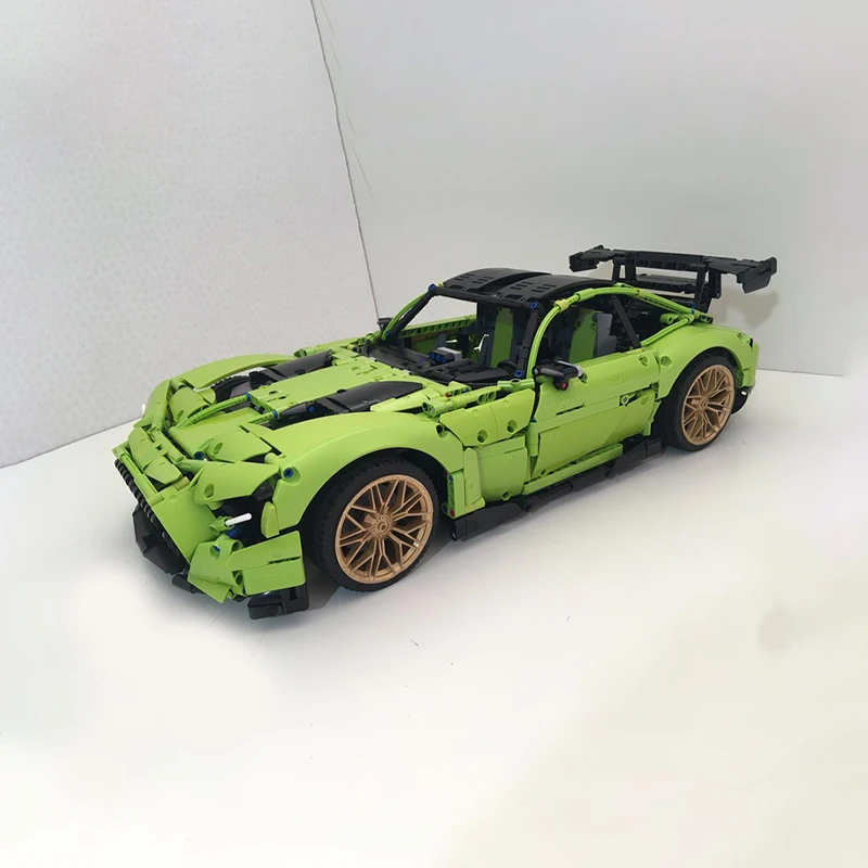 2456 قطعة MOC سيارة رياضية AMGed GT-R سلسلة سوداء 42115 B-نموذج عالي الأداء المتسابق لتقوم بها بنفسك نموذج اللبنات ألعاب عيد ميلاد هدية #2