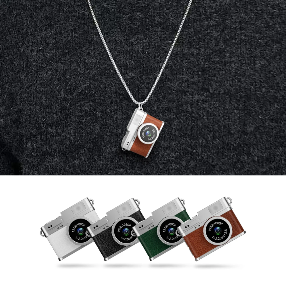 1080P Retro Digital Camera Pocket Video Recorder with 0.96-inch IPS Color Screen LED Flash Light Mini Camera for Kid Photography