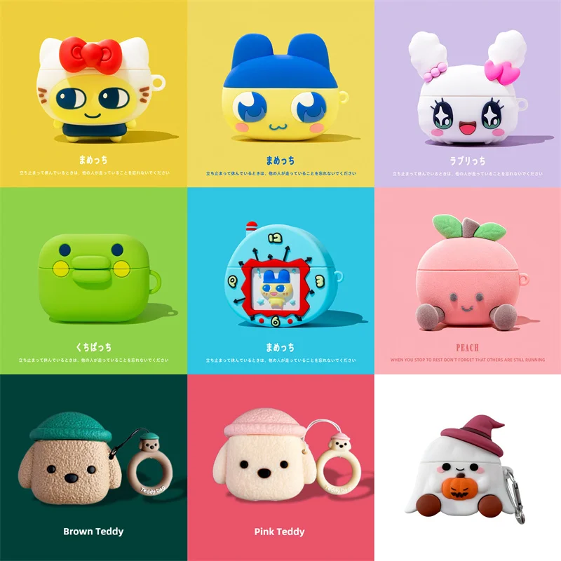 Capa Protetora para Apple Airpods Pro 3 2026, Capa Fofa para Airpods 1 2 3 Pro, Capa de Carregamento Sem Fio para Fones de Ouvido