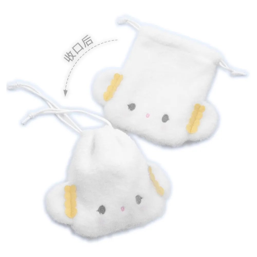 New Cute Cogimyun Kogimyun Kids Woman Plush Stuffed Drawstring Bags Make up Cosmetics Case For Children