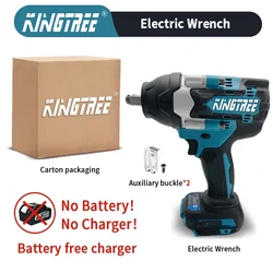 Kingtree 1800 n. M Torque Brushless Electric Impact Wrench batteria agli ioni di litio per Makita 18V batteria Home DIYS power tools