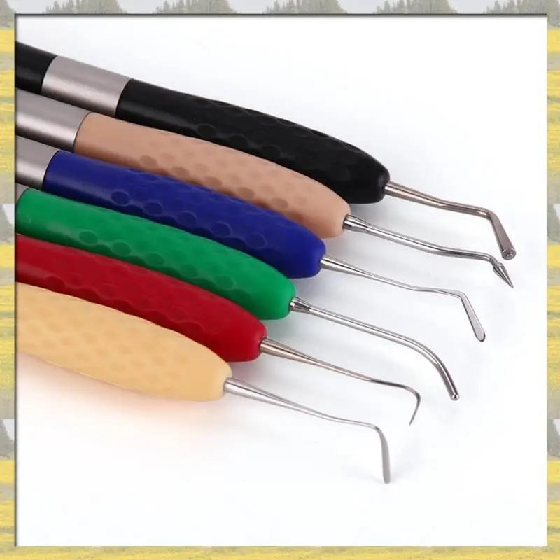 

Hot Sale 12Pcs Resin Filler Aesthetic Restoration Kit Fit For LM Resin Knife Plastic Dresser With Silicone Handle