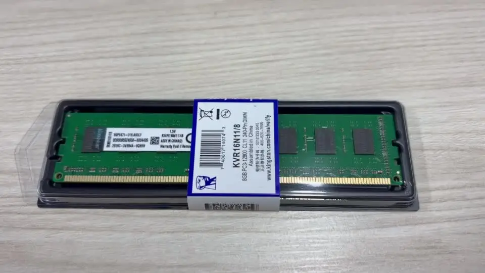 Kingston DDR3 4GB 8GB 1600MHz 1.5V 240Pin RAM for Desktop