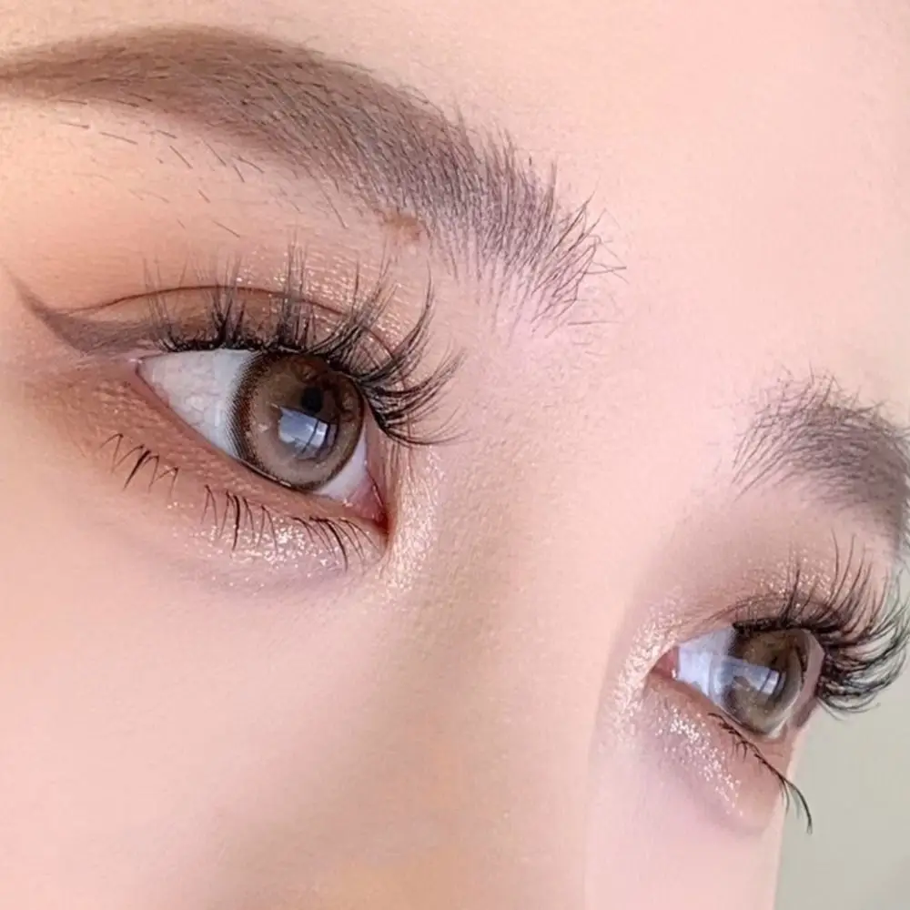 60/72 fechos individuais cluster cílios densos extensão cílios postiços fofos diy de longa duração