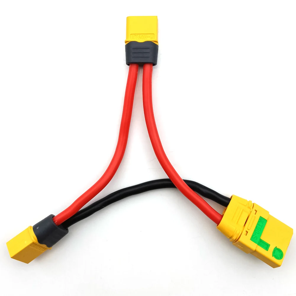 XT60 Male To XT90 Female Plug Lithium Battery Connector series connection wire Conversion Adapter for RC Battery Tandem Cables