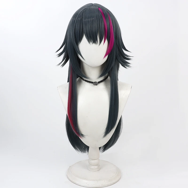 Peluca de Cosplay de Anime The Idolmaster: School Idol Festival Temari Tsukimura, accesorios para fiesta de Carnaval y Halloween, pelo sintético + gorro de peluca