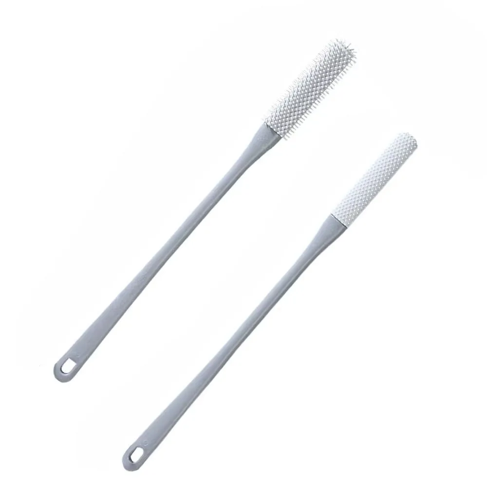 

2Pcs Creative Toe Gap Cleaning Brush Handled Soft Silicone Toe Brush Long Handle Comfortable Foot Cleaning Brush Foot Cleaner
