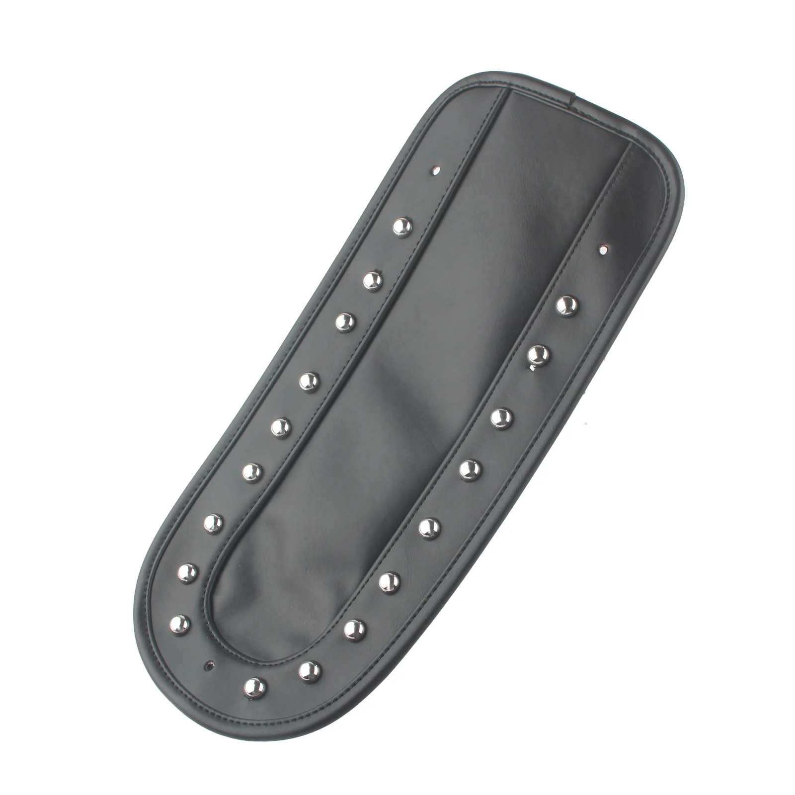 Sedile singolo con bavaglino parafango posteriore in pelle PU nera per moto per Harley Davidson FLSTC Softail Heritage Classic 2000-2017 FLST FLSTSI