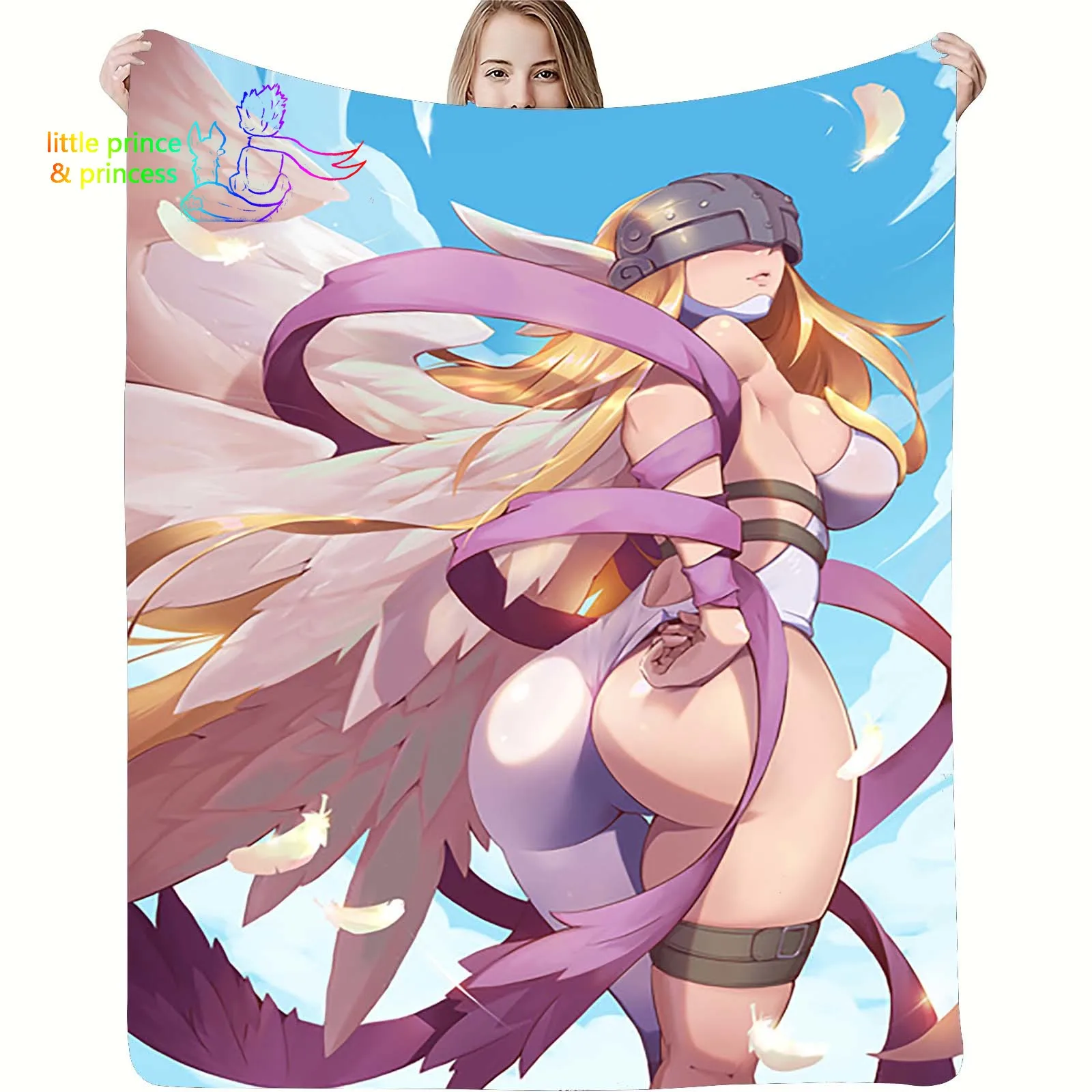 Digimon Adventure Classic Anime Blanket Lightweight Comfortable Soft Breathable Ultra Warm Blanket Bedding Travel Bedding