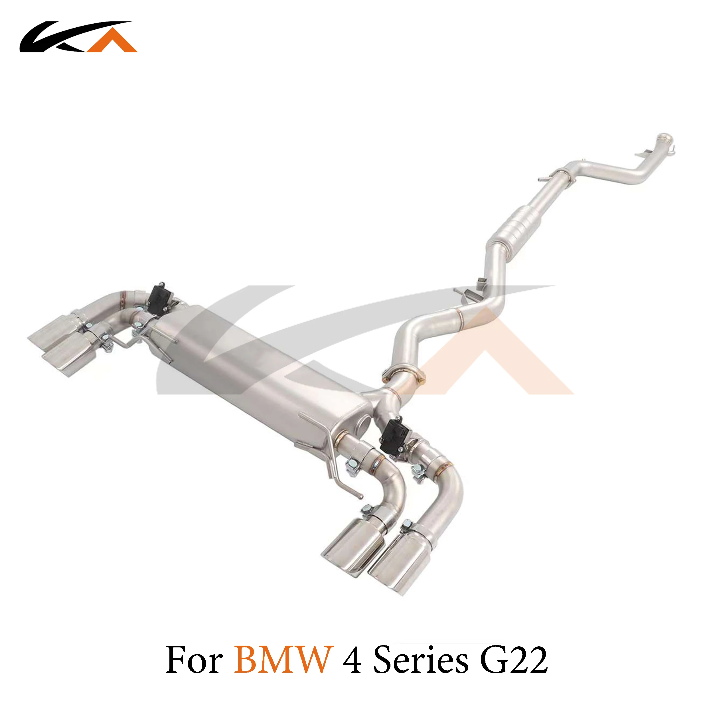 KA Tuning exhaust system parts stainless catback for BMW 4 Series 425i G22 2.0T rear section performance muffler valve