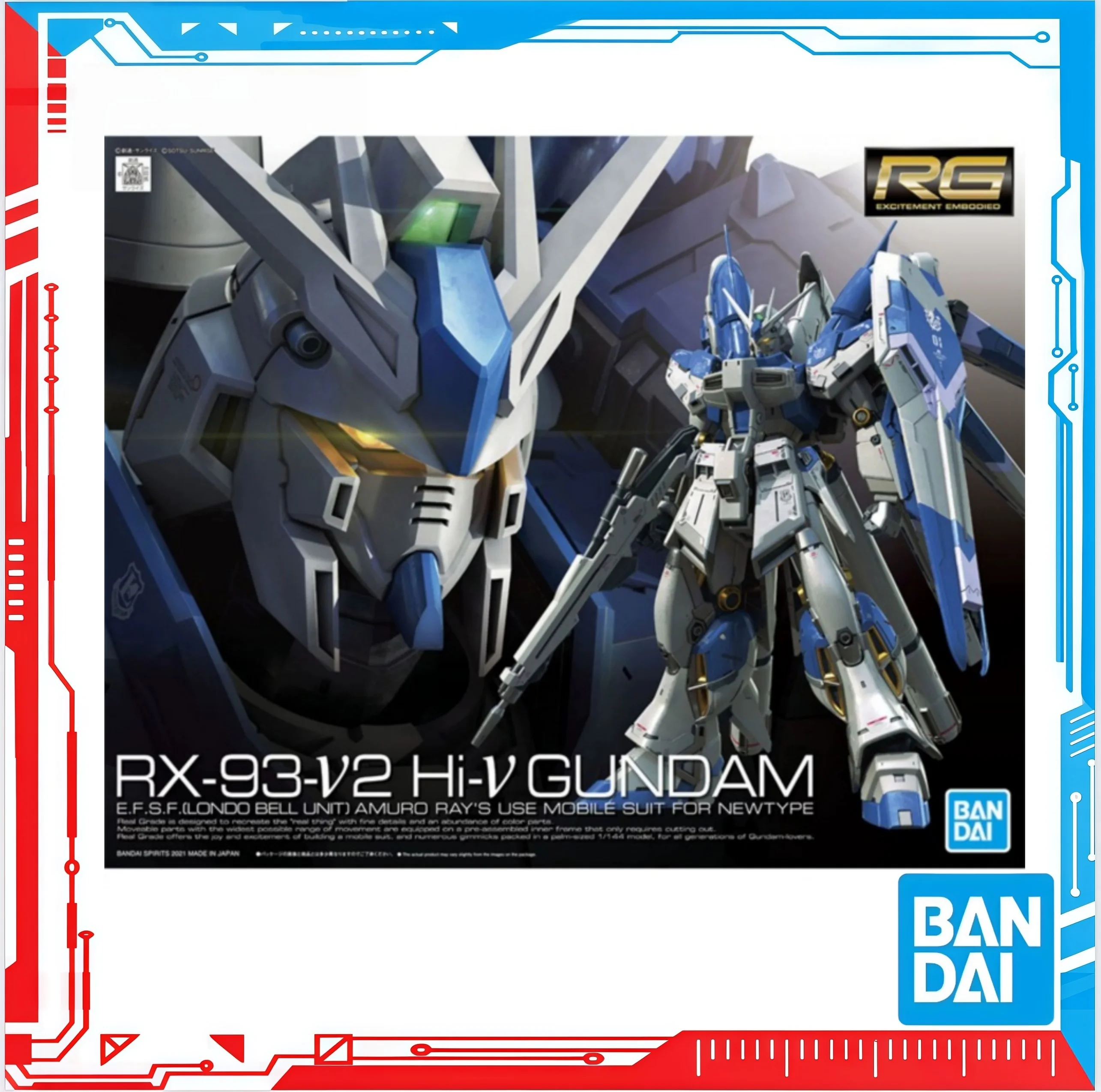 Bandai RG 1/144 RX-93-V2 Hi-ν - Bandai Model Gundam Rg review and price
