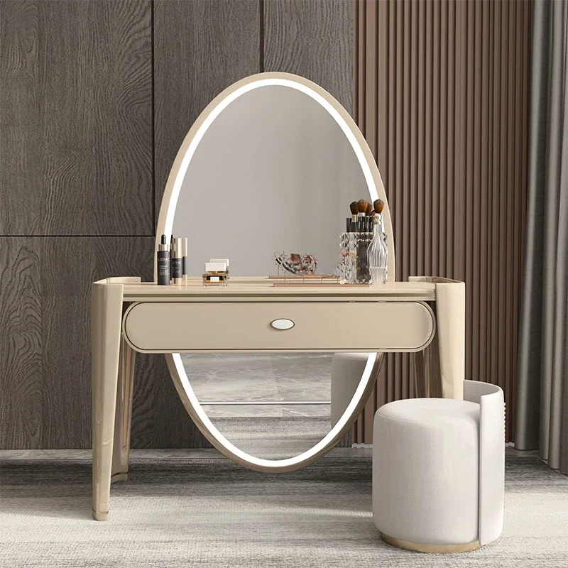 

Makeup Nordic Mirror Vanity Table Drawers Large Girls Unique Makeup Bedroom Dressers Chair Luxury Penteadeira Furniture Home