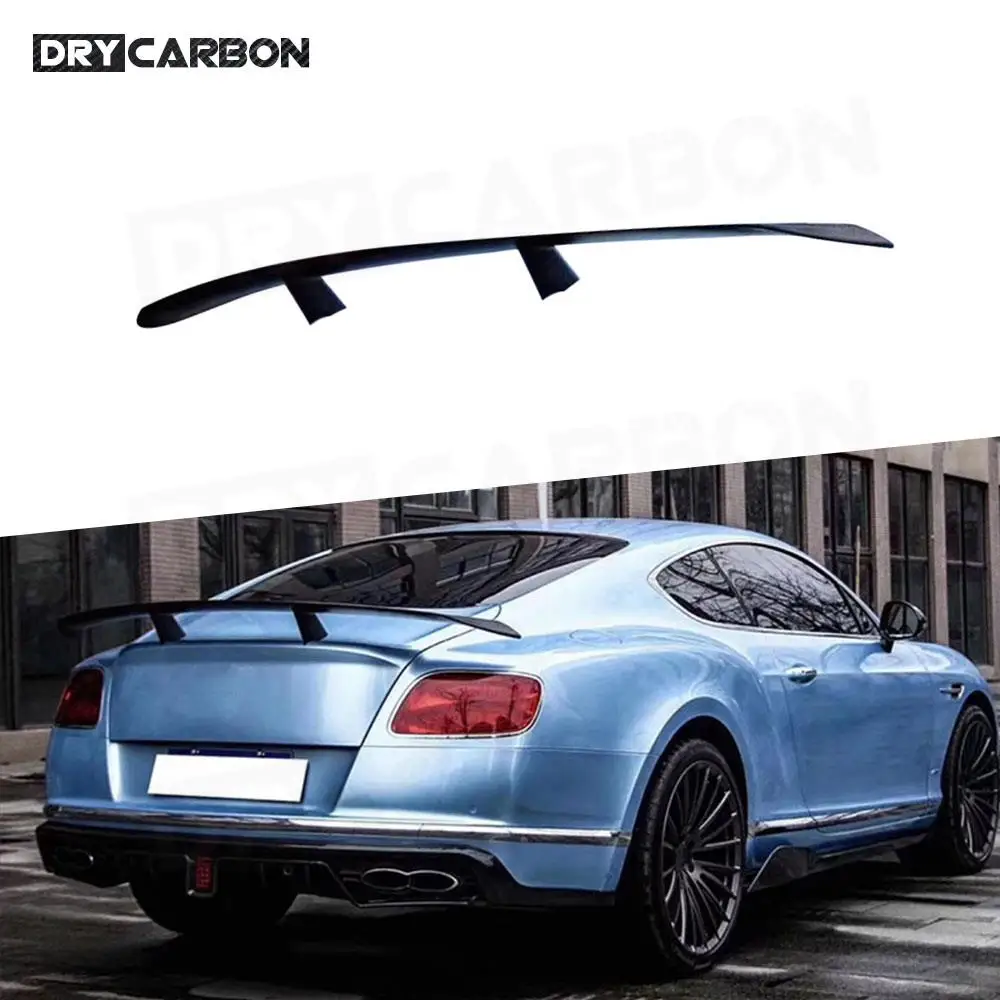 

Carbon Fiber Car Duckbill Rear Trunk Wing Spoiler for Bentley Continental 2015 2016 2017 S Style Rear Trunk Spoiler