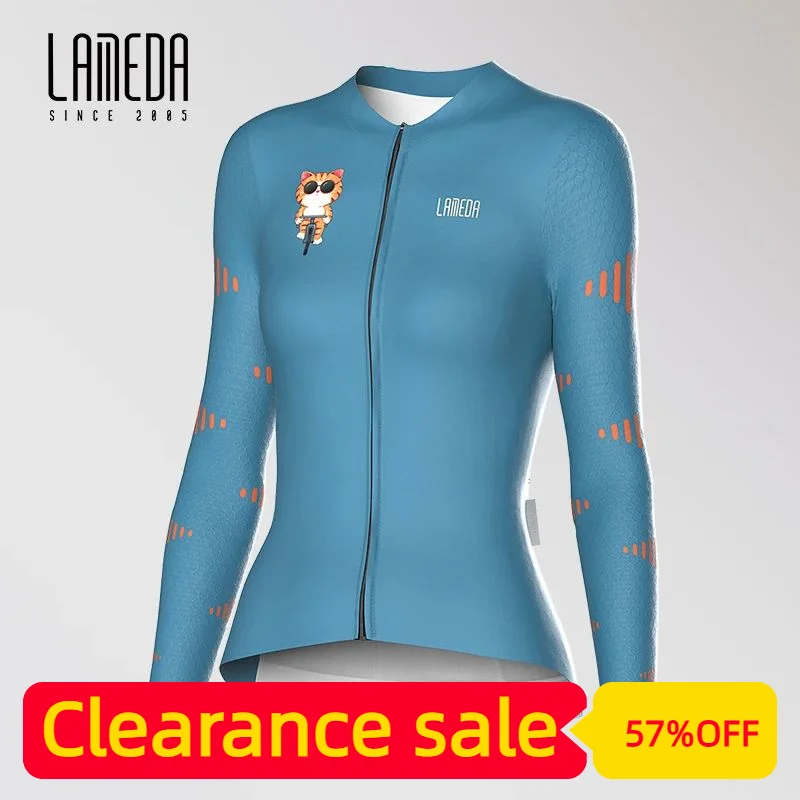 Lameda Cycling Jersey Women Quick Drying Long Sleeve Women's Top Spring Autumn Cycling Clothes For Women Bike Clothes