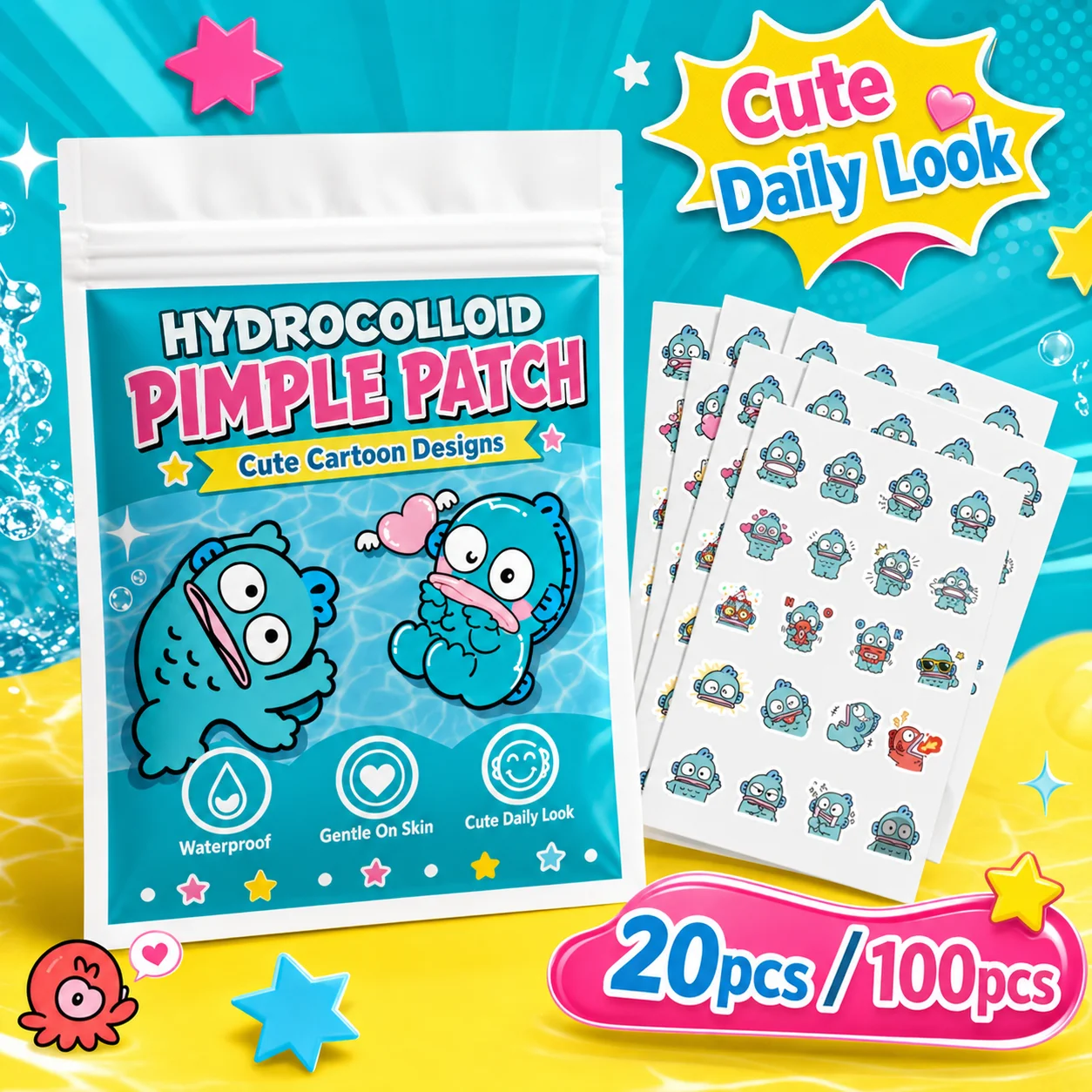 20/100 pezzi di cerotti per l' - Hydrocolloid Acne Patch recensione e prezzo