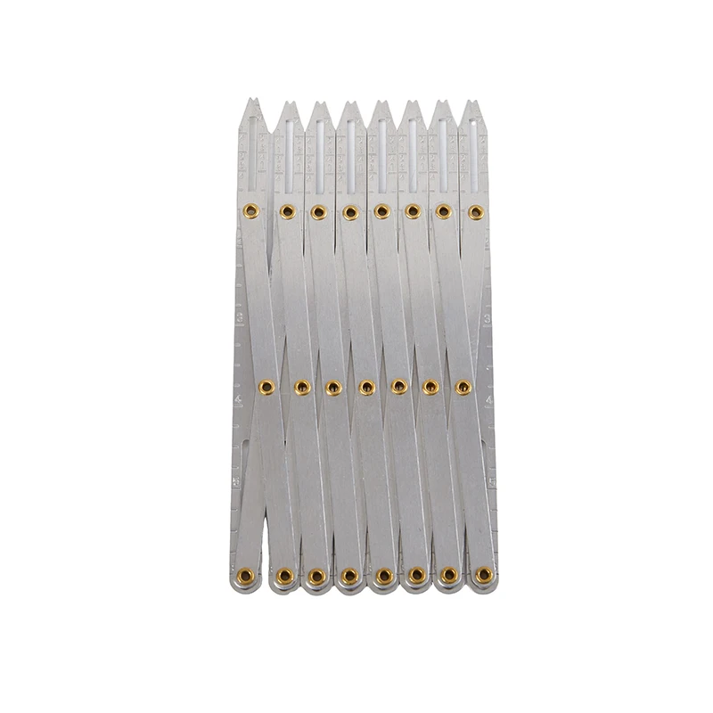 New·Buttonhole Spacer Expanding Crafting Guide Rule Sewing Gauge Equidistant Measuring Marking Tool For Grommet Button Holes view 3