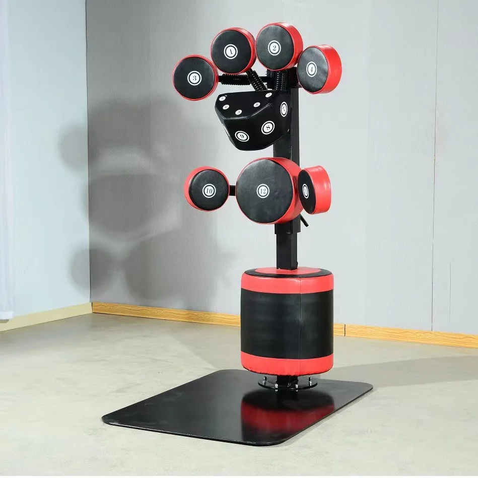 Punching Target, Multi-Angle Boxing Target Adjustable, Freestanding Punching Bag for Gym, Height Adjustable Kickboxing Training