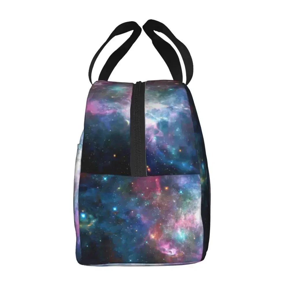 Galaxy Sky Lunch Bento Bags Draagbare aluminiumfolie verdikte thermische stoffen lunchtas voor dames heren jongen