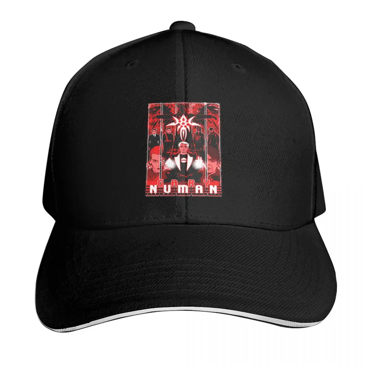 Gary Numan Baseball Cap Sun Protection UPF 50+ Breathable Mesh Back Adjustable Buckle Closure