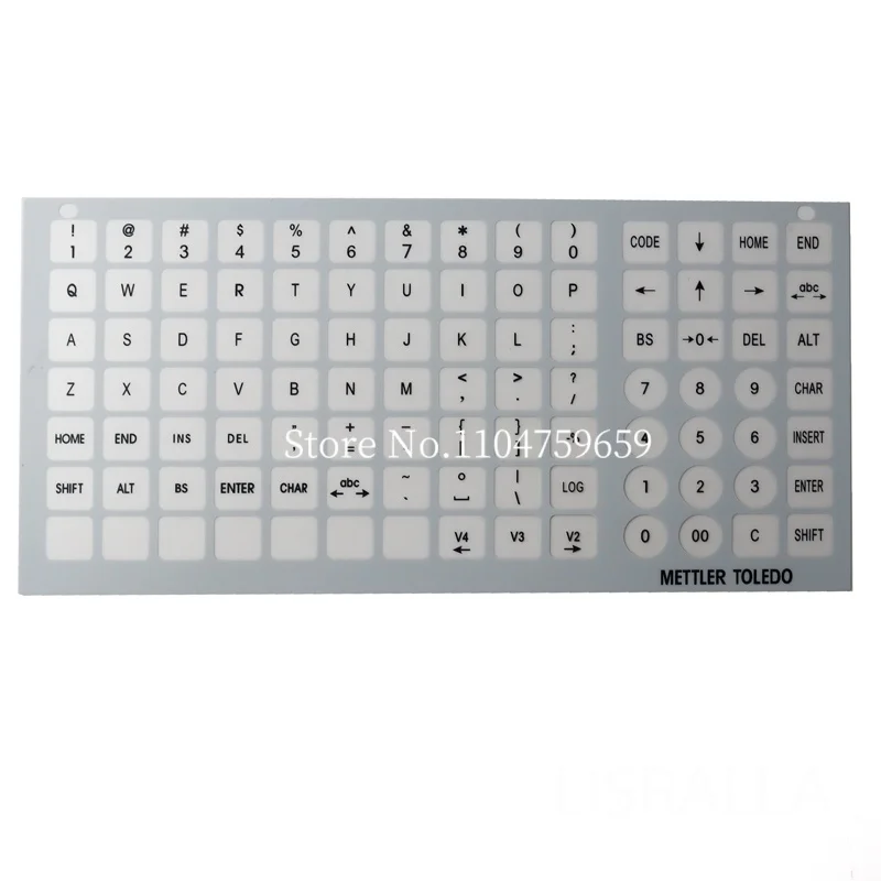 Brand New Keyboard Set for Mettler Toledo bpro BPRO Label Balance English Version Key Sheet and Internal Circuitry