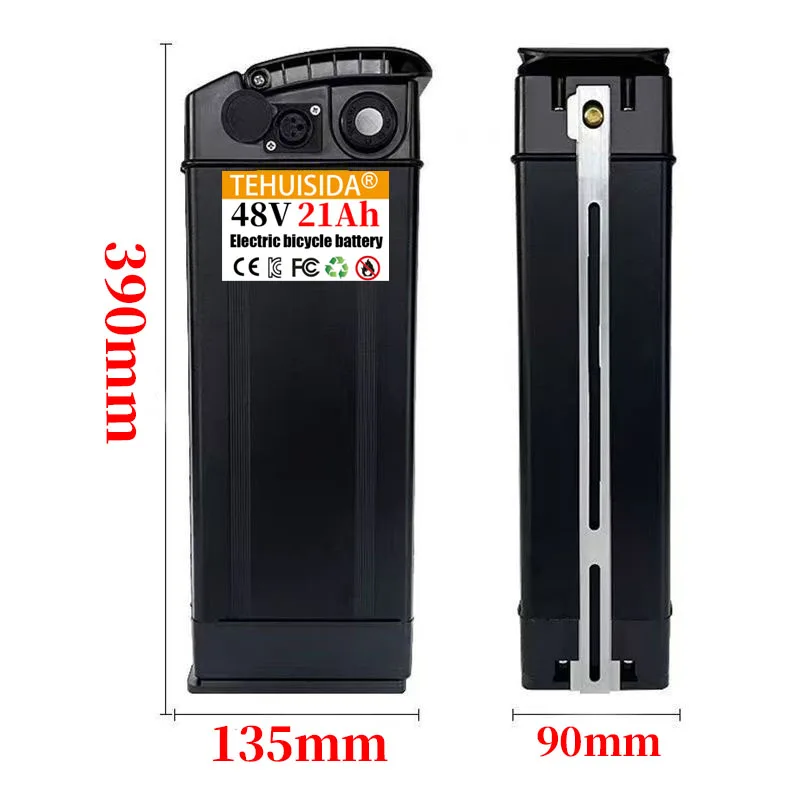 48V 21AH 17AH 18650 Battery Rechargeable Lithium Battery Pack Large Capacity 21000mAh Electric Bicycle Cycling 48v배터리
