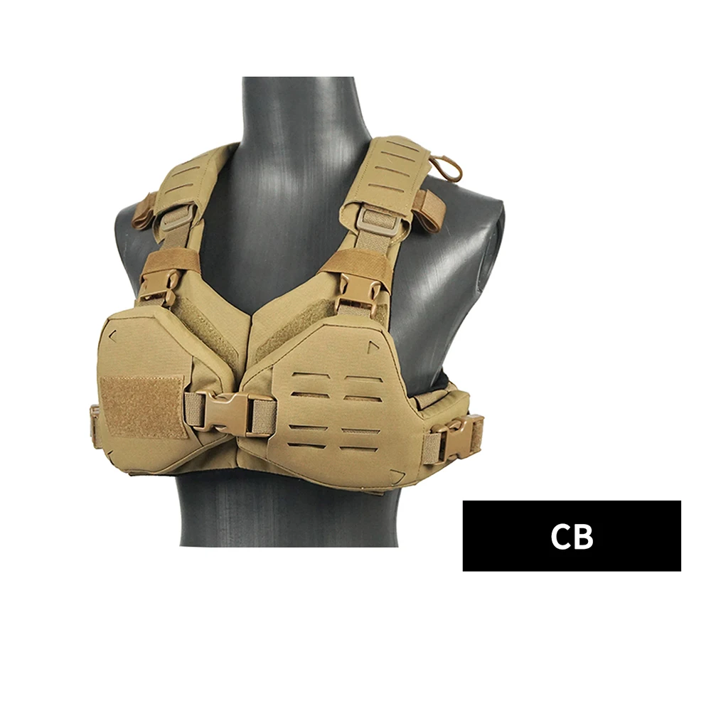 DMGear Chaleco táctico mujer con placas MOLLE ligero para exteriores - imagen 3