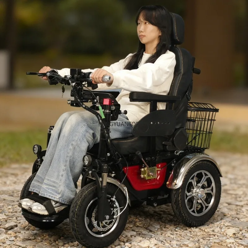 Climbing King Second Generation Electric , Off-Road Hydraulic Shock-Absorbing Mobility Scooter, Climbing Shop