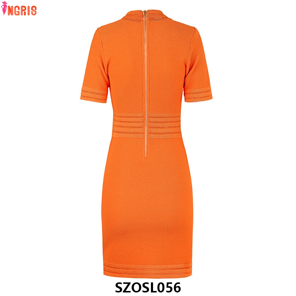 2025 새로운 봄 시리즈 여성의 깊은 v 넥 가을 니트 드레스 풀오버 드레스 스웨터 드레스-SZOSL056