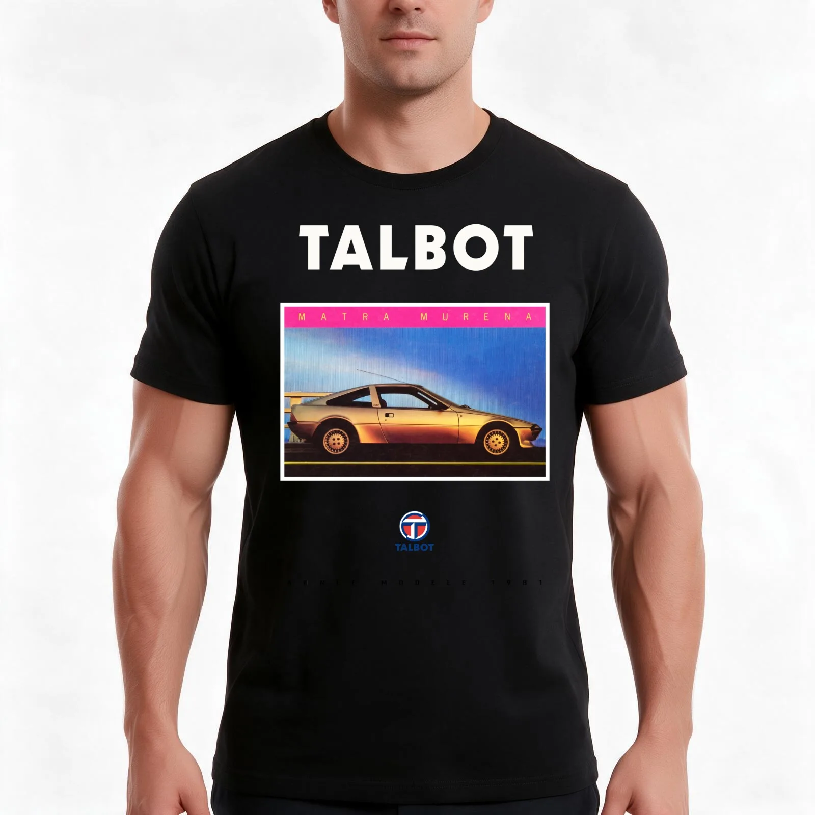 TALBOT MATRA MURENA T-Shirt Summer Casual Cotton Tee Oversized Streetwear Tops Vintage Graphic Print Loose Fit Short Sleeve