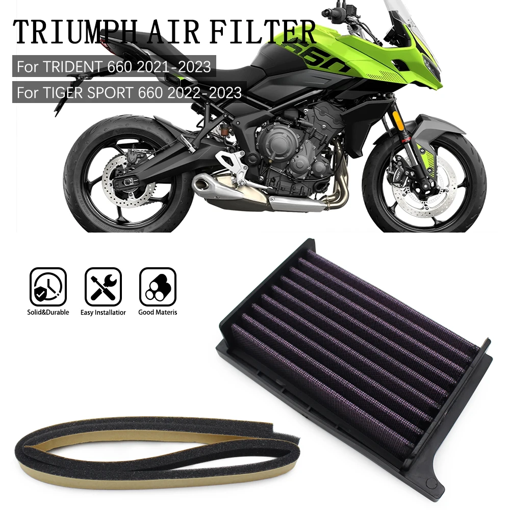 

Air Filter For TRIUMPH TRIDENT 660 2021-2023 TIGER SPORT 660 2022-2023