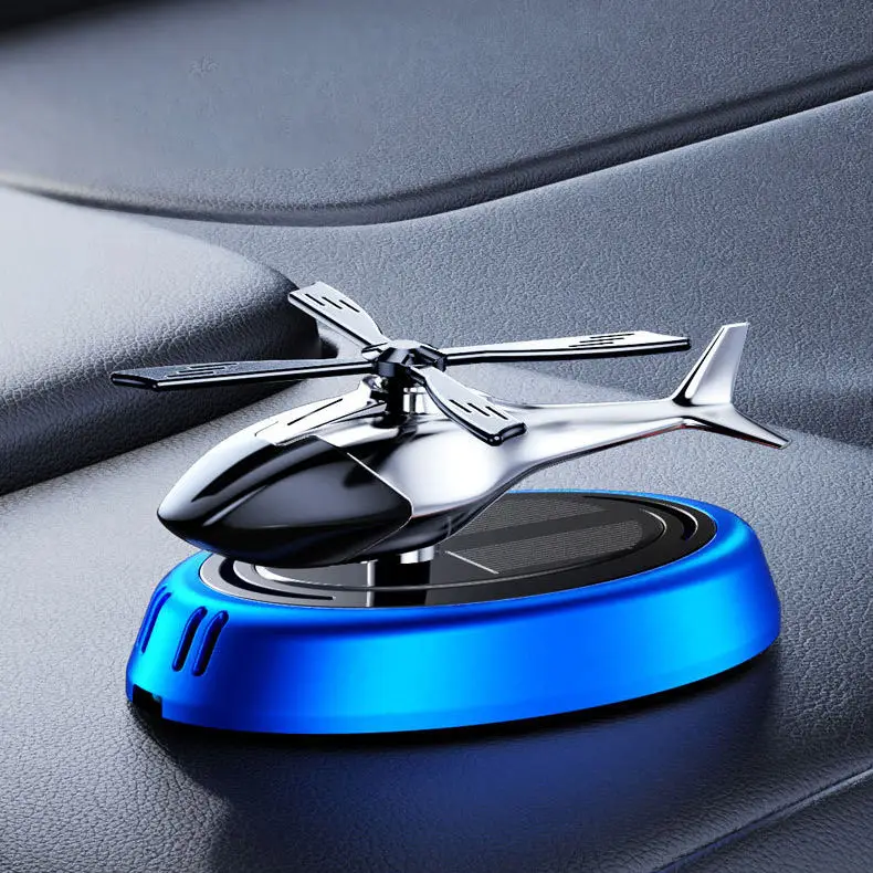 Solar betriebene Flugzeug auto dekoration-einzigartiges Innen zubehör, Desktop-Ornament, perfektes Geschenk für Auto enthusiasten