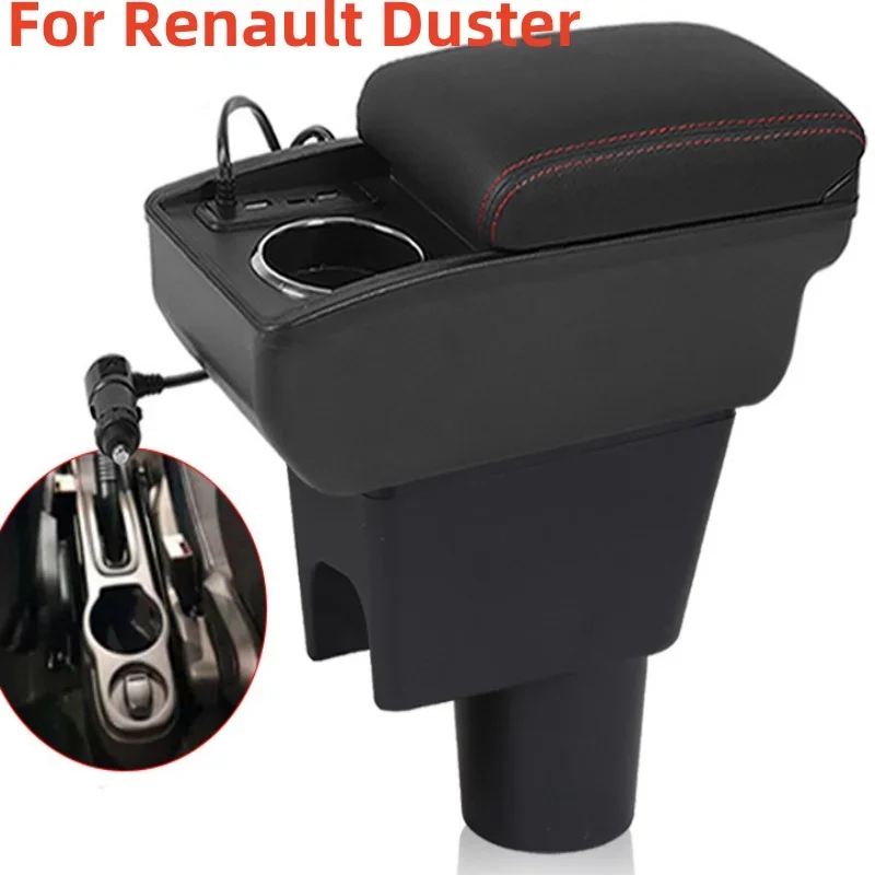 For Renault Duster /For Nissan Terrano 3 Dacia Duster Oroc Car Armrest Box 2010-2018 Storage Box Car Accessories
