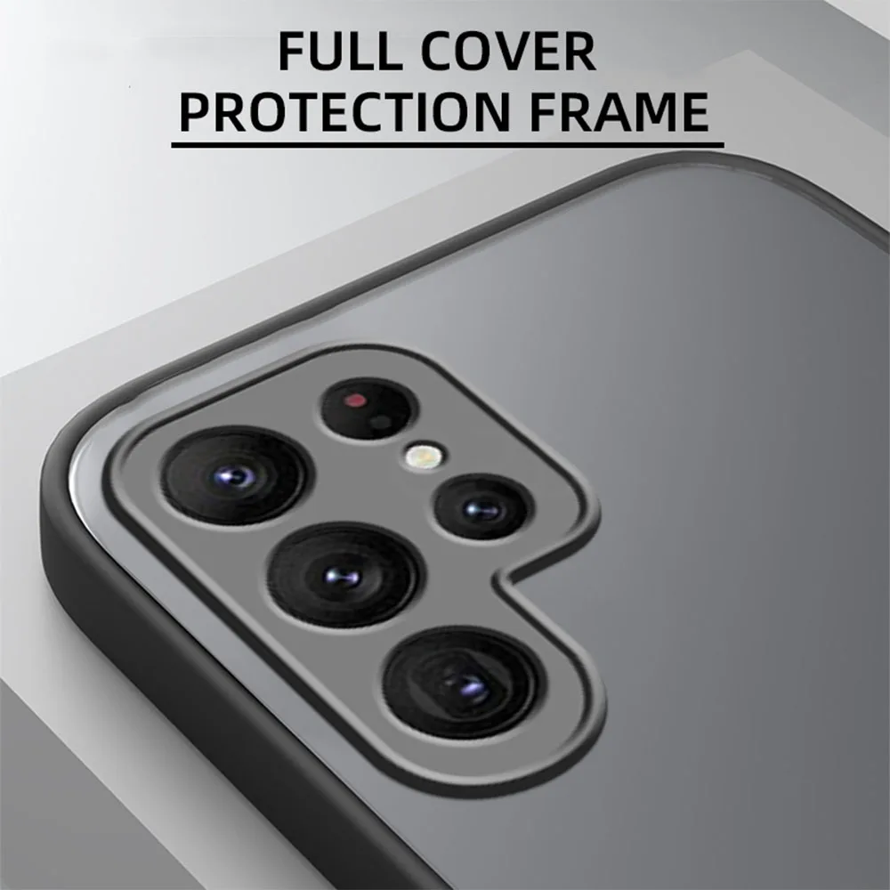 Luxury Matte Case For Samsung Galaxy A55 A35 A25 A15 A54 A24 A13 A23 A05 A05S A73 A32 A52 A52S A04 A04S A14 A34 M55 image 4