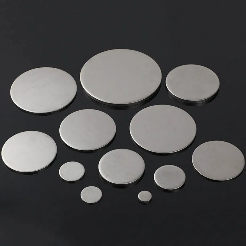 304 Stainless Steel Plain Solid Washer Metal Flat Gasket Disc Without Holes Sealing Plug Diameter 6mm~300mm Thickness 1mm~3mm