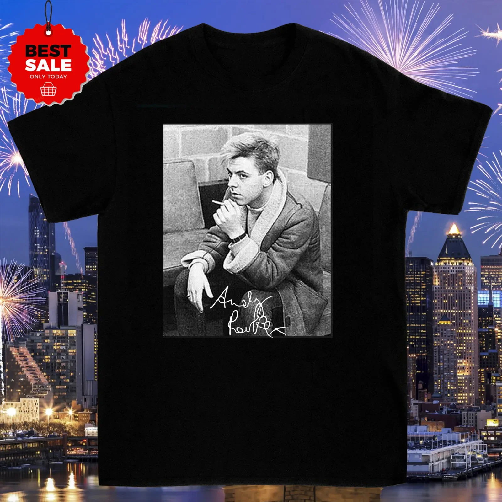 Andy Rourke Signed Commemorating Autographed Shirt