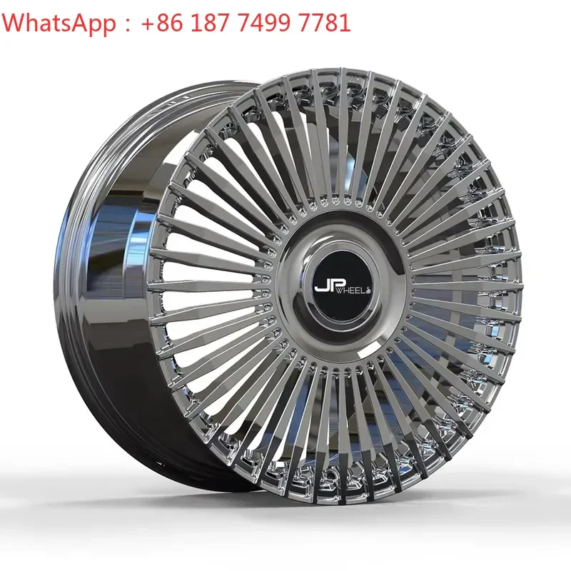 JPwheels Custom 6061-T6 Polished Chromes Alloy Wheels Muti Spoke Car Rims 19 Inch 5 Holes 5x112 Forged Wheels Rims #JM1150
