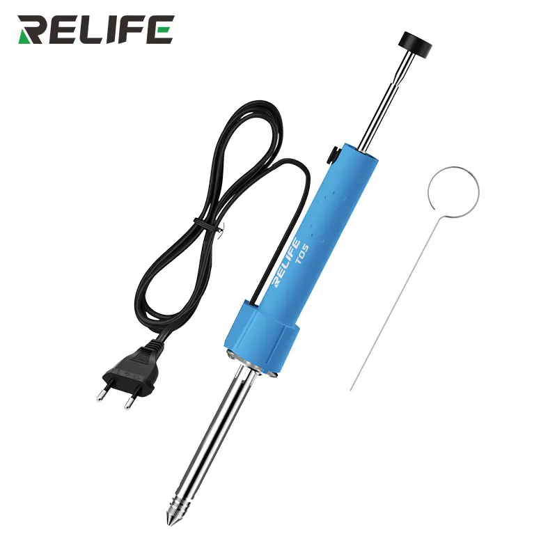 RELIFE TO5 مسدس ديسولديرينغ كهربائي 30 وات 380 ° مضخة مصاصة لحام C، شفط قوي، انتعاش تلقائي لإصلاح هاتف PCB