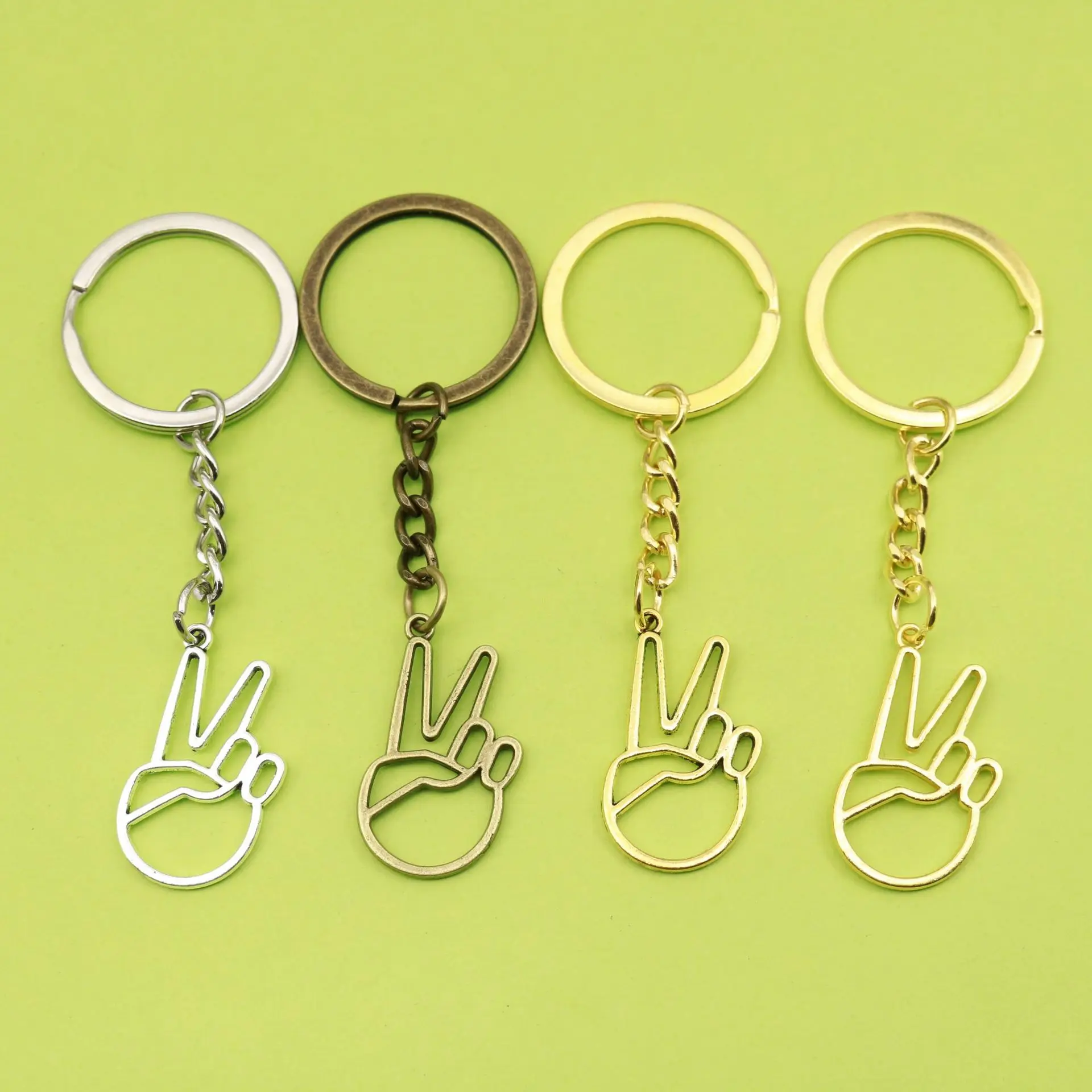 keychain victory Funny Keyring Women Men Tassel Black Male Success Human Sure Win Bag Charm Keychain Jewelry Gifts