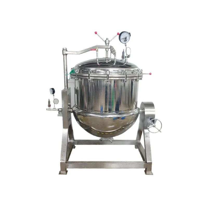 Automatic basket turning braised pot Discharging deli mutton beef cooking pot Seafood kelp blanching braised pot