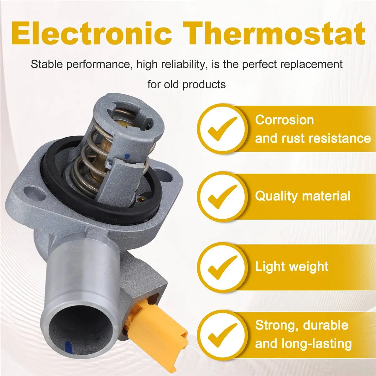 Super Sale 1306010-H02 Engine Coolant Electronic Thermostat for Chana Changan Yuexiang Alsvin Honor Auchan X70A JL473QF Engine 1