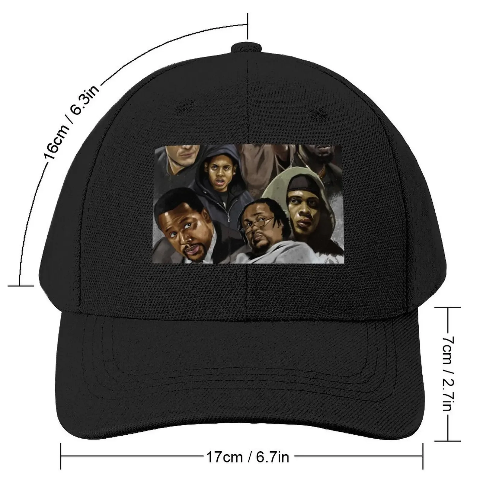 The Wire Classic Baseball Cap Wild Ball Hat Military Cap Man Fashion Beach Hip Hop Baseball For Men Women's