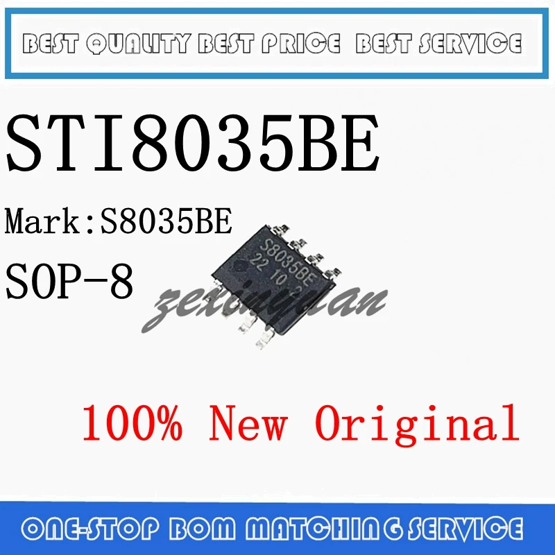 

Набор микросхем STI8035BE, S8035BE, S8035, STI8035, sop-8, 20-100 шт., 100%