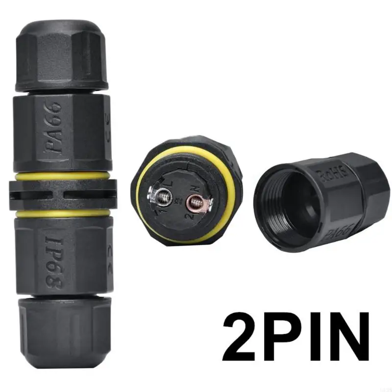 Conector impermeable libre U13B tipo recto cable y cable acoplamiento rápido