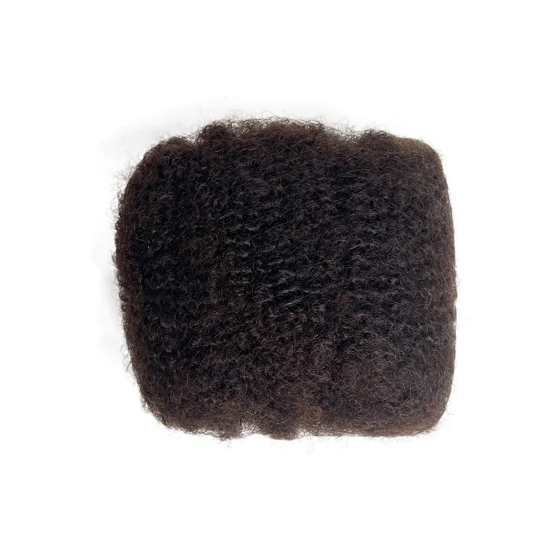 Extensions de cheveux afro crépus bouclés, tressage au crochet, tressage au crochet, extensions de dreadlock, cheveux en vrac, 100% cheveux humains, 30g, 50g