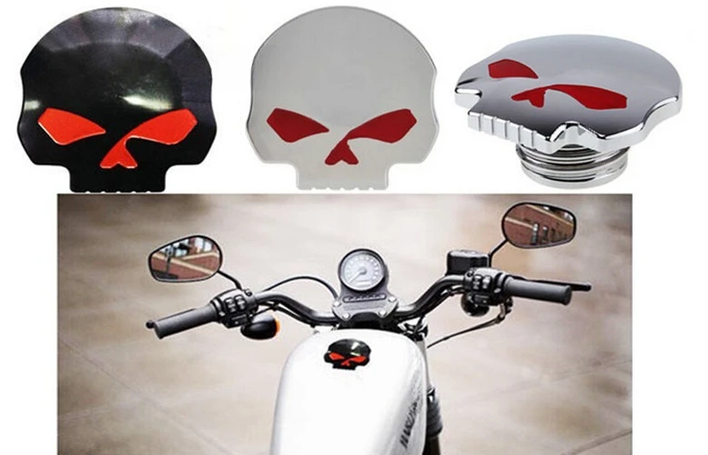

Аксессуары для мотоциклов подходят для аксессуаров Harley, крышка топливного бака с черепом, высококачественная крышка топливного бака с ЧПУ.