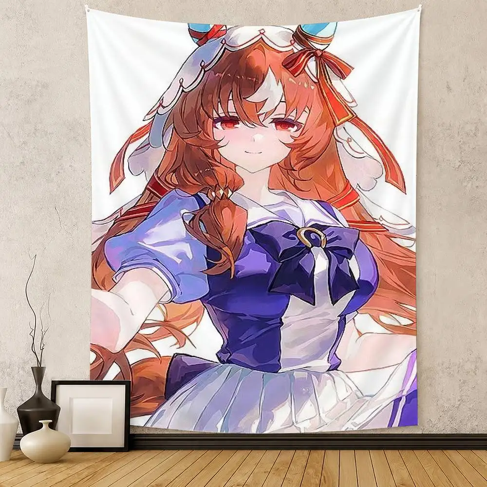 Still in Love UmaMusume UMA Flag Digital Printing Banner for Garage Wall Out Door Decoration