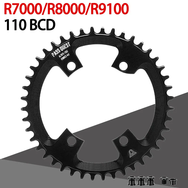

PASS QUEST 110 BCD chainring for Shimano 105 R7000 ultegra R8000 dura ace R9100 110bcd Narrow Wide Road Bike 4 bolt Chainwheel